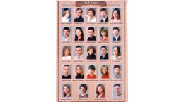 2002-2003 гг. 11А. Классный руководитель Галустян Д.Г., куратор Выручальникова Е.В.